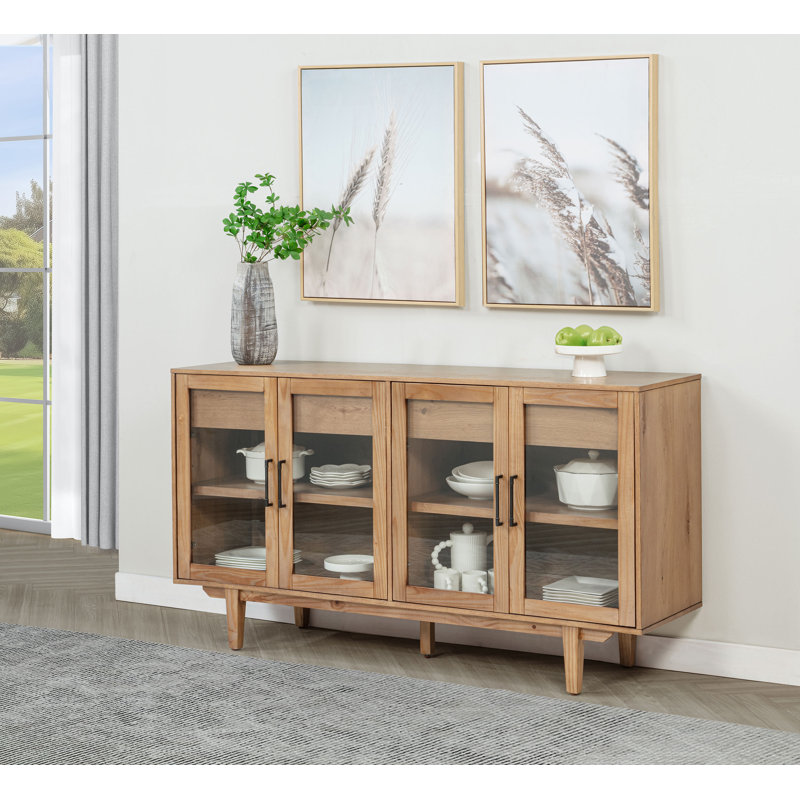 Buffet 4 portes Breslin, Brun