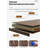 Vintage 6-Tier Rotating Bookshelf, Spinning Bookshelf Tower For Kids Adults