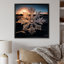 «Sunrise Snowflake Tranquility I - Winter Landscape», art mural-657034363-657034359