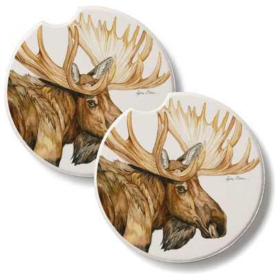 Ensemble de 2 sous-verres Moose View
