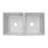Lester 32.75'' L Double Bowl Fireclay Kitchen Sink