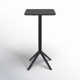 Farrah 23.6'' Resin Fliptop Outdoor Bar Table