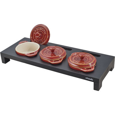 Support en fibre de bois 42 cm x 16 cm Specialties, noir