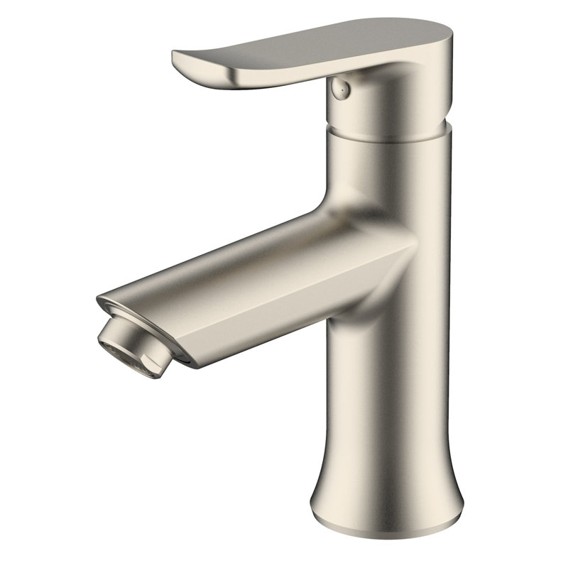 Single-Hole Bathroom Faucet, Brushed Nickel