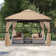 MasterCanopy Upgraded Steel Patio Gazebo with Netting Walls