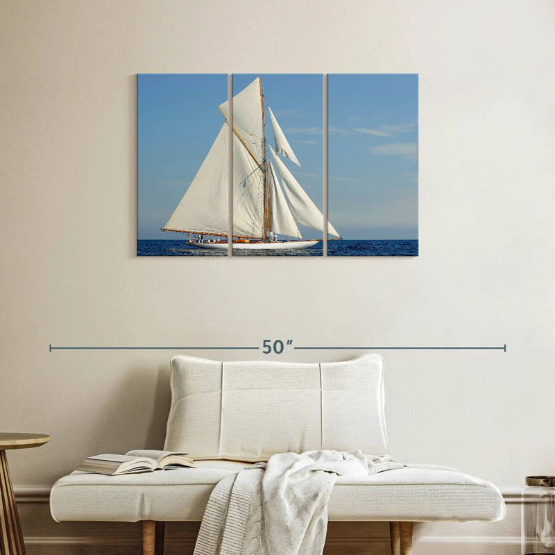 Mehar Saint Tropez Sailboat, 24" H x 38" W