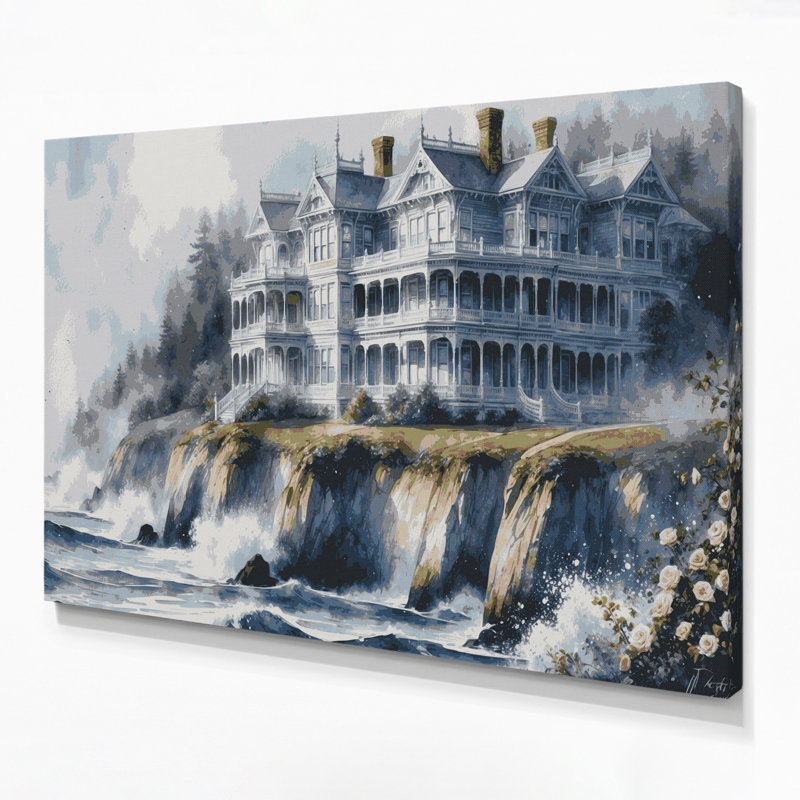 Art mural sur toile Coastal Coastal Victorian Plus, H 11 po x l 14 po
