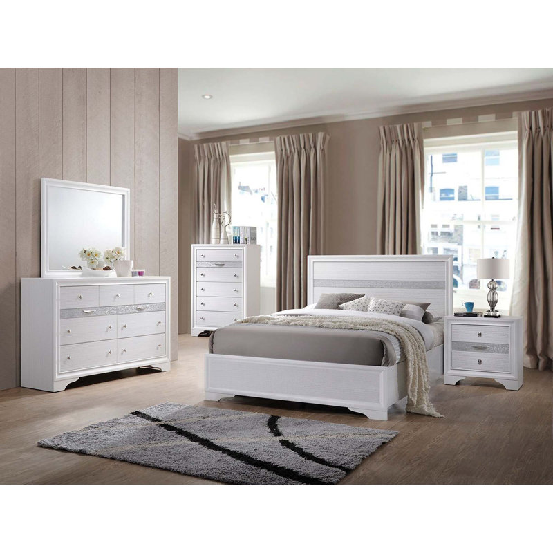 Lit Cobourg, Lit simple, Blanc