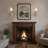 18.7'' Battery Operated Novelty Wall Mounted Sconce Light With Flower Shade, Armed Sconces Dimmable & Timing-110514828
