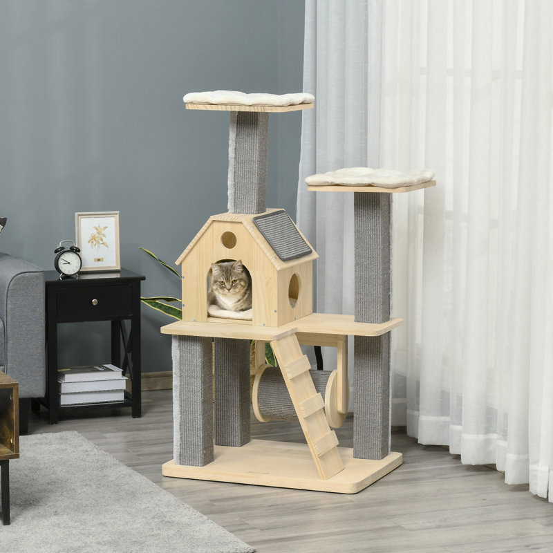 Arbre à chat Pawhut Cozy-House