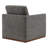 Benten Upholstered Swivel Armchair-165201073