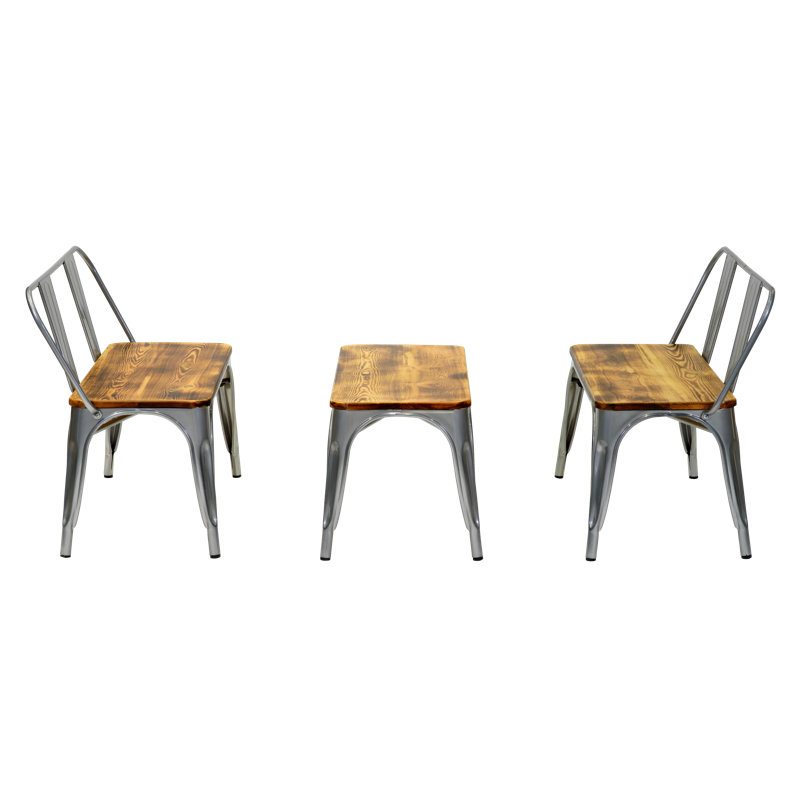 Engrom 3 - Piece Solid Wood Top Living Room Table Set
