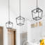 Luminaire suspendu lanterne 1 lumière Halle