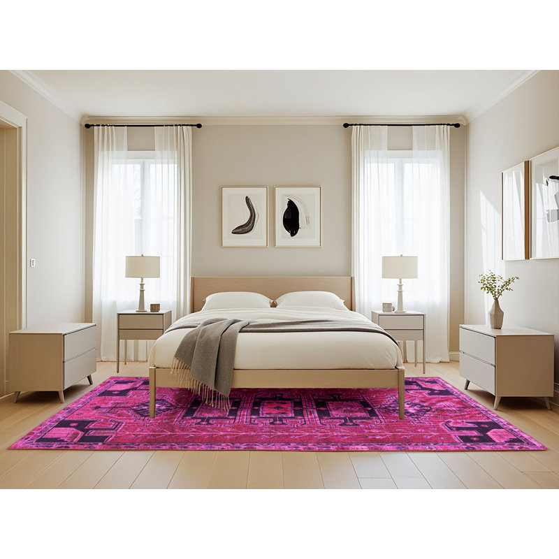 Oriental Indoor Rug, Rectangle 5' x 8'