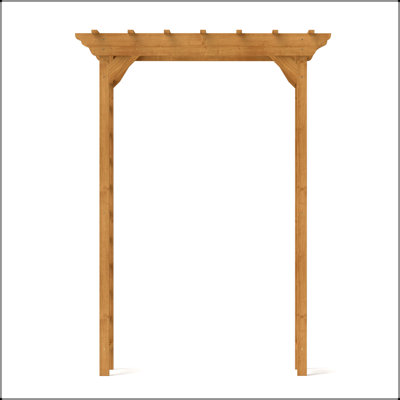 Treillis en bois robuste et durable en bois pour les mariages et les décorations de jardin