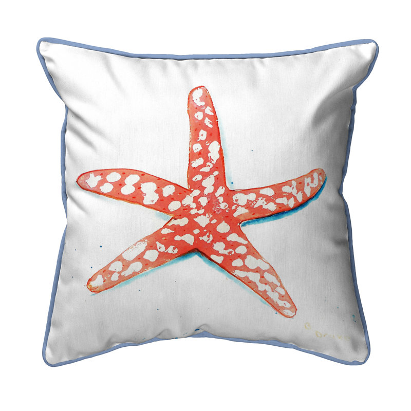 Housse de coussin d'extérieur carré Starfish, Grand