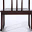 Chaise berçante en bois massif fabriquée à la main Elegant