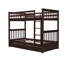 Lit superposé Twintwin avec mesures et solutions de rangement pratiques colorées