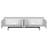 70" TV Stand for TVs up to 75" with Fluted Doors, Storage & Cable Management — White Mid-Century Modern Media Console for Living Room | Whitman-1077748233-1109243816