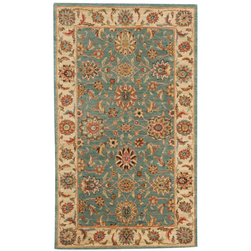 Crownover Wool Oriental Indoor Rug, Rectangle 2'6" x 4'3"