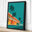Modernist Palms and Form Mid-Century - Wrapped Canvas-1264537031-1264537026
