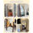 Mid-Century Arched Solid Wood Full-Length Mirror-455238393