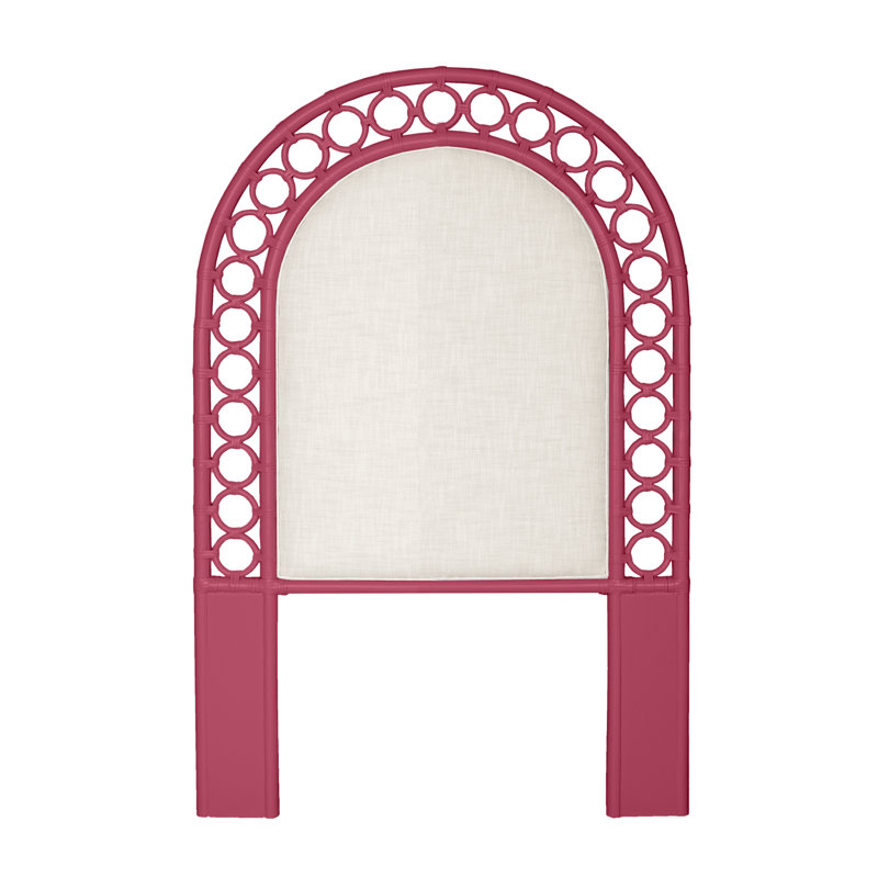 Tête de lit Solana, Lit simple, Rose millennial
