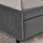 Grey Velvet Bed Frame, Full Size With Two Drawers, And Vertical Stripe , Comfortable Seating Option, Suitable For Cafe Living Area Multiple Use Cases, Office-224830175