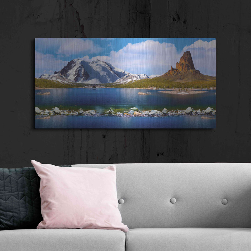 «Nature Collection 11» par Ata Alishahi - reproduction d'art sur métal sans cadre, H 48 po x l 24 po x P 0,2 po