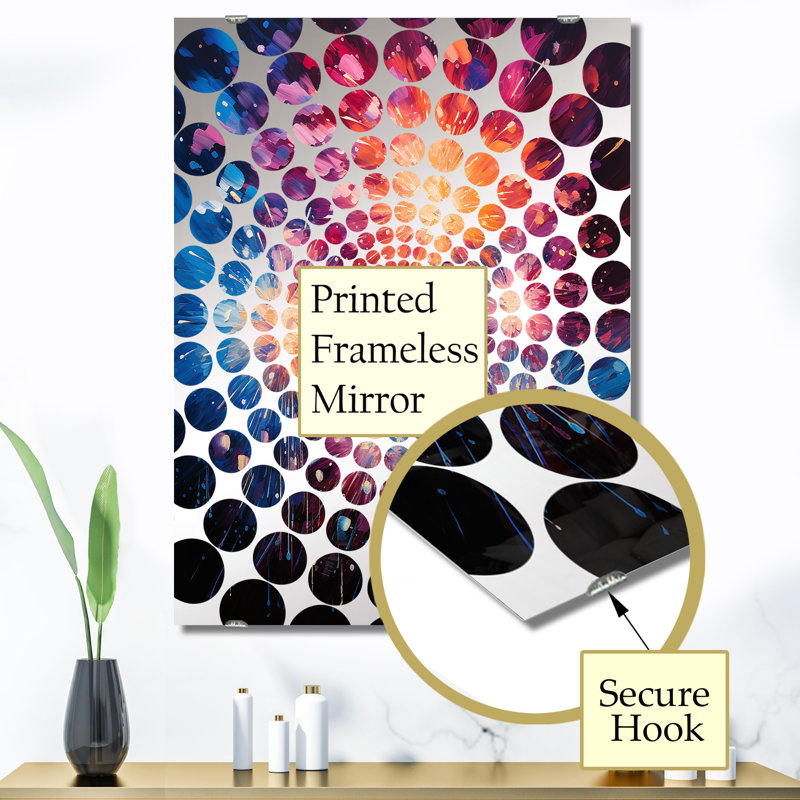 Miroir de feux d'artifice Lella - MIR133996, 40 po x 30 po