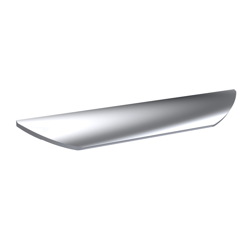 16cm Centre Finger Handle, Chrome