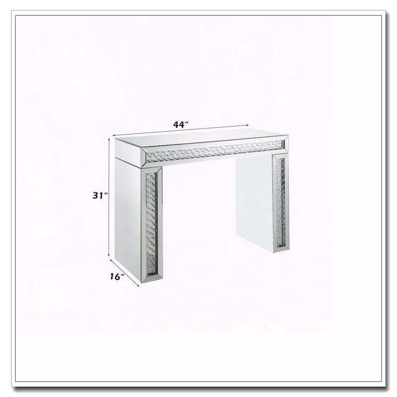 Bureau de coiffeuse avec tabouret Nysa