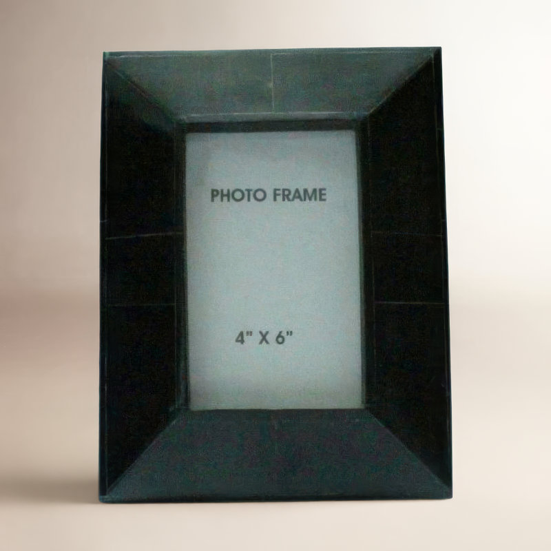 Cadre photo simple noir Ayrton, 4 po x 6 po