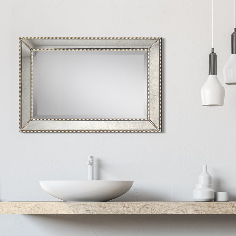 Dansfield Solid Wood Rectangle Mirror, 20" x 30"