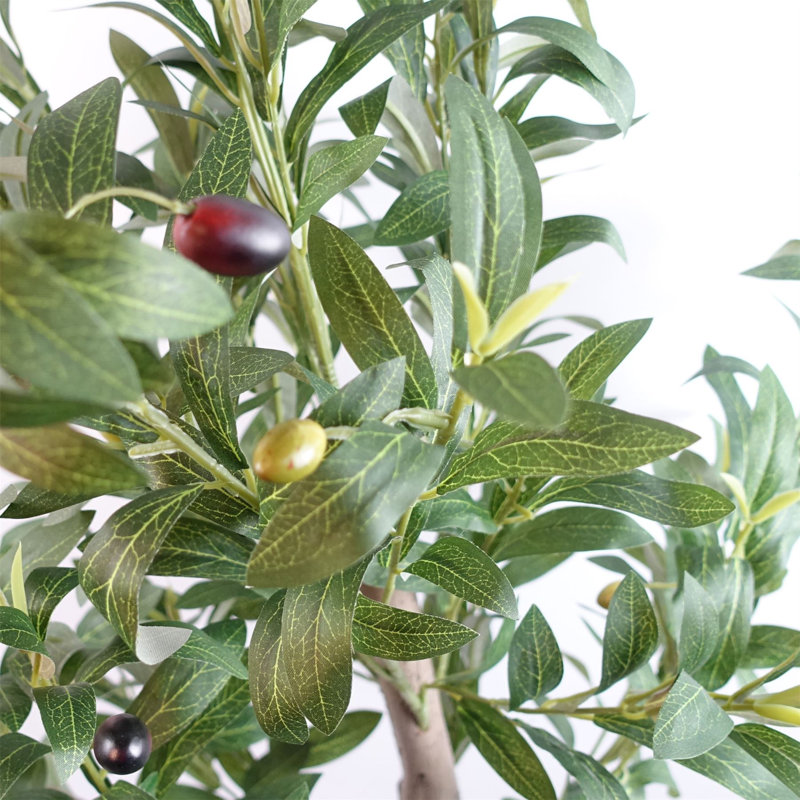 Plastic, Silk Eucalyptus Arrangement in Pot, 120cm H x 40cm W x 40cm D