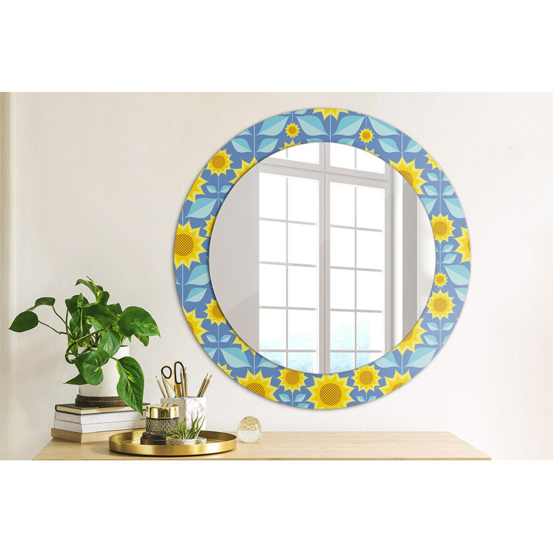 Huldar Glass Flat Wall Mirror