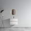 Meuble-lavabo mural 24 po avec lavabo en céramique