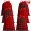 Ensemble de 6 sacs-cadeaux de Noël en tissu avec cordon 19 po x 14,5 po Sacs de Noël réutilisables Ensemble de sacs-cadeaux pour Noël