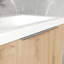 Meuble-lavabo mural contemporain, meuble-lavabo moderne avec lavabo et armoire d'appoint