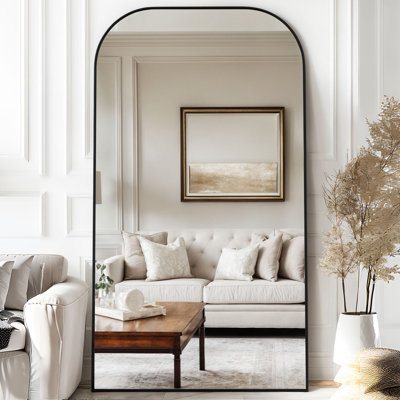 Arched Metal Oversized Full-Length Mirror
