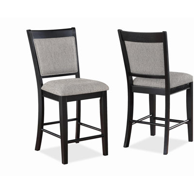Meuble en bois rustique 2 pièces noir et gris avec repose-pieds et repose-pieds