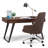 Desk - Distressed Charcoal Brown-853669569-853669570