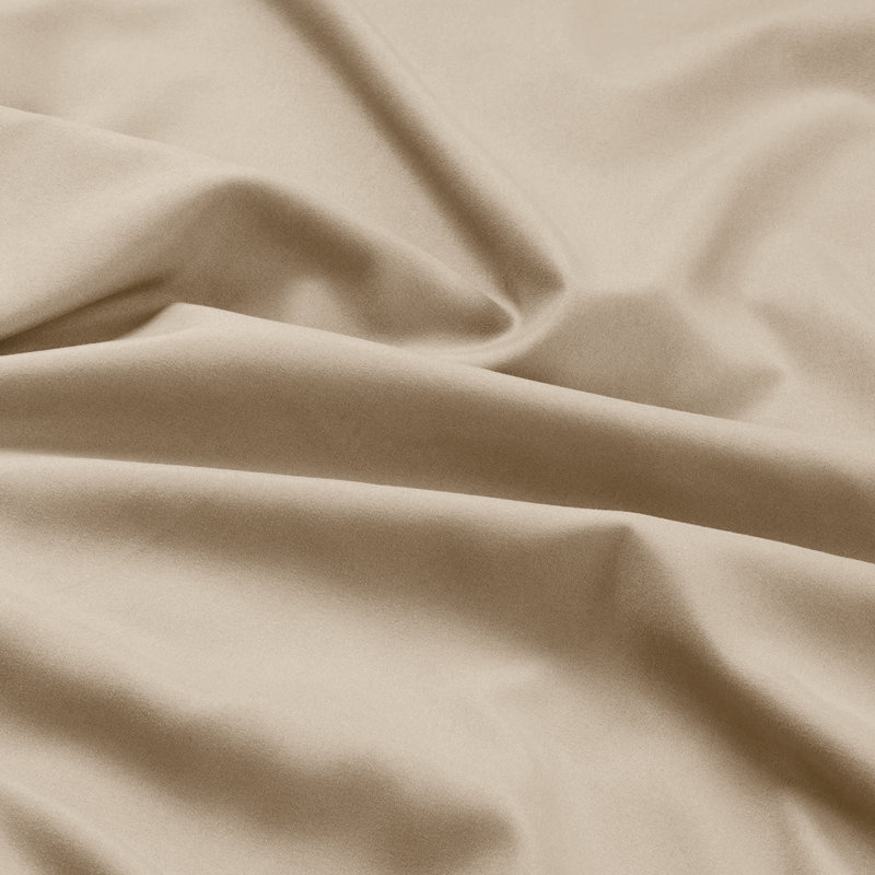 Luxury 4-Piece Microfiber Duvet Cover Complete Set, Double Duvet Cover + 3 Additional Pieces, Beige
