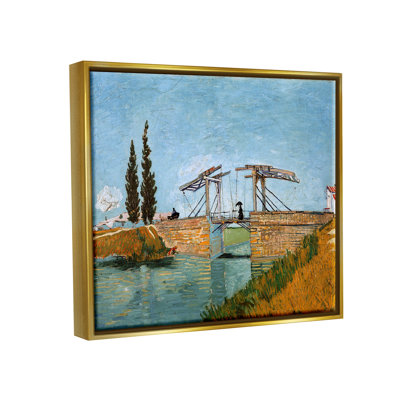 «Brug Bij Langlois» par Vincent Van Gogh - Peinture sur toile