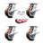 4 Piece Polyurethane Caster Set