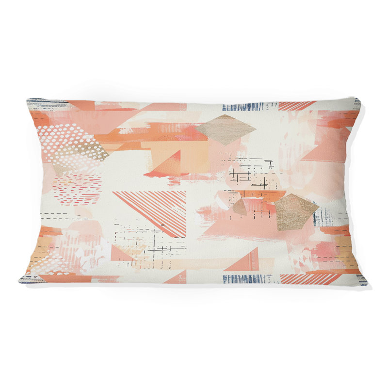 Coussin lombaire minimaliste Boho Shapes III - Boho