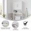 Rangement au-dessus de la toilette Vega Anchored-95375551