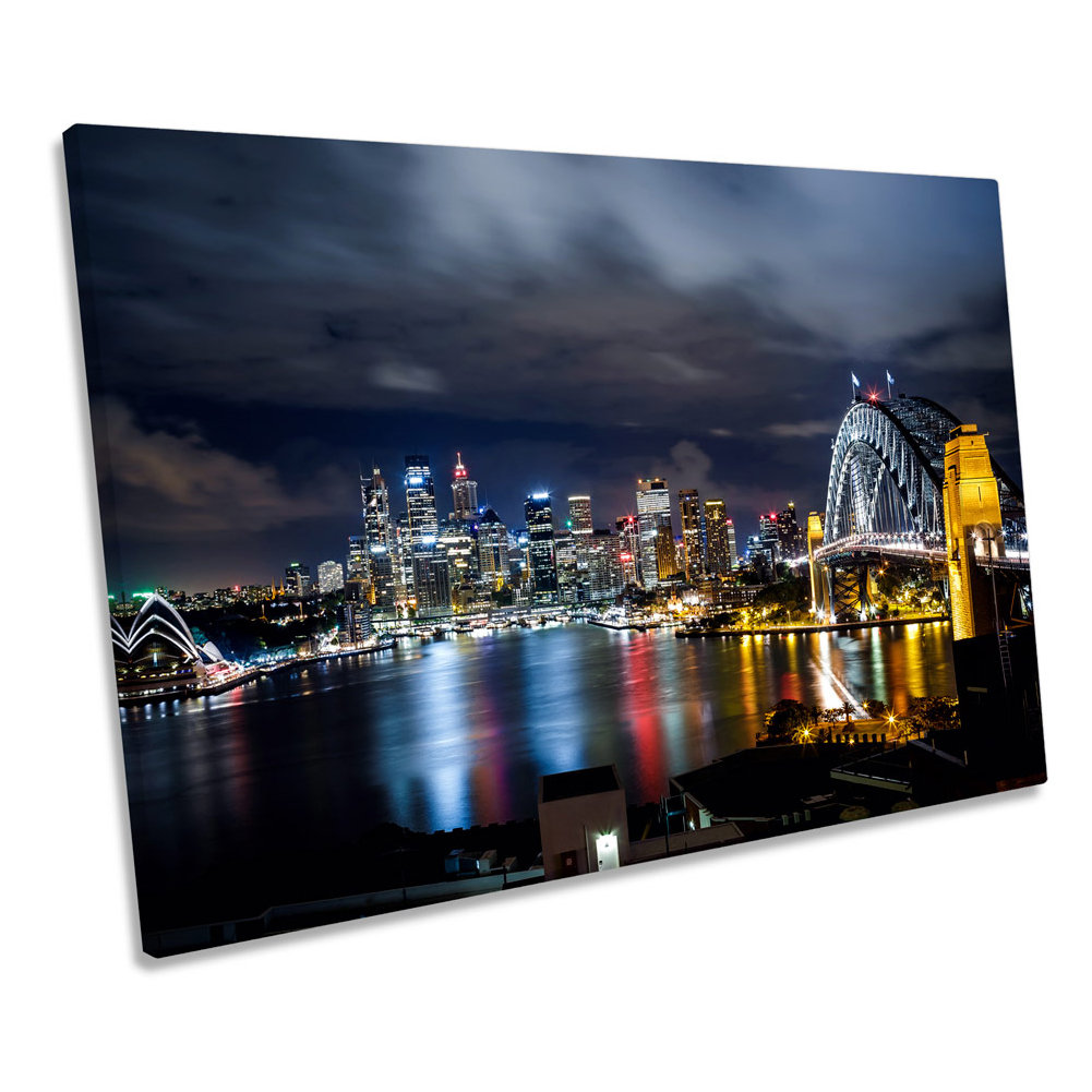 Sydney Harbour Bridge Skyline - Wrapped Canvas Print
