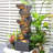 Mandile Hand Crafted Weather Resistant Floor Fountain with Light