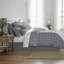 Ensemble de couvre-lit en coton gris Shay-109897594